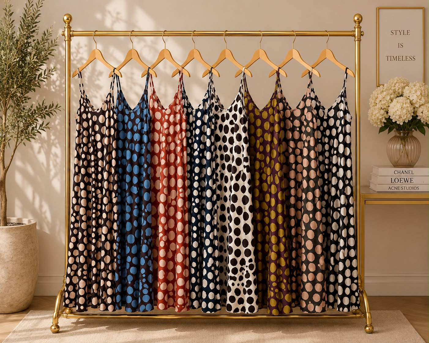Savannah polka dot dress