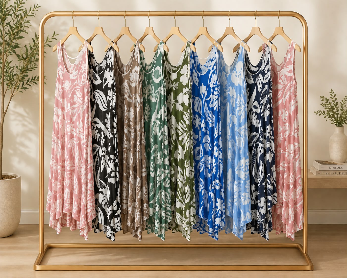 Riley summer print dress