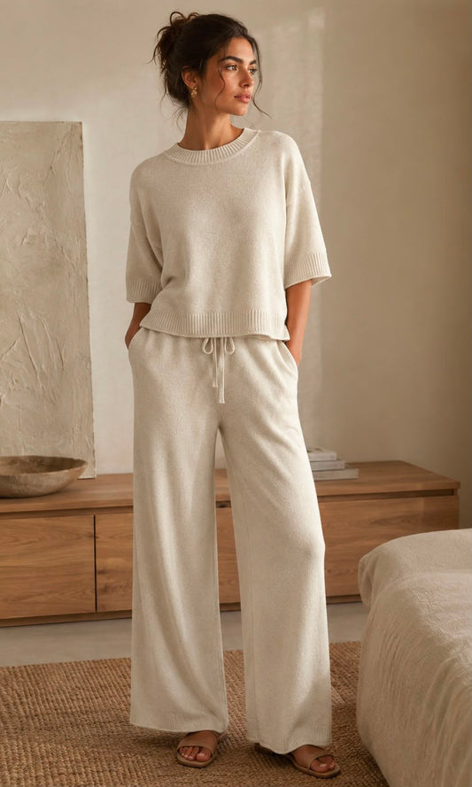 Harlow cropped loungesuit