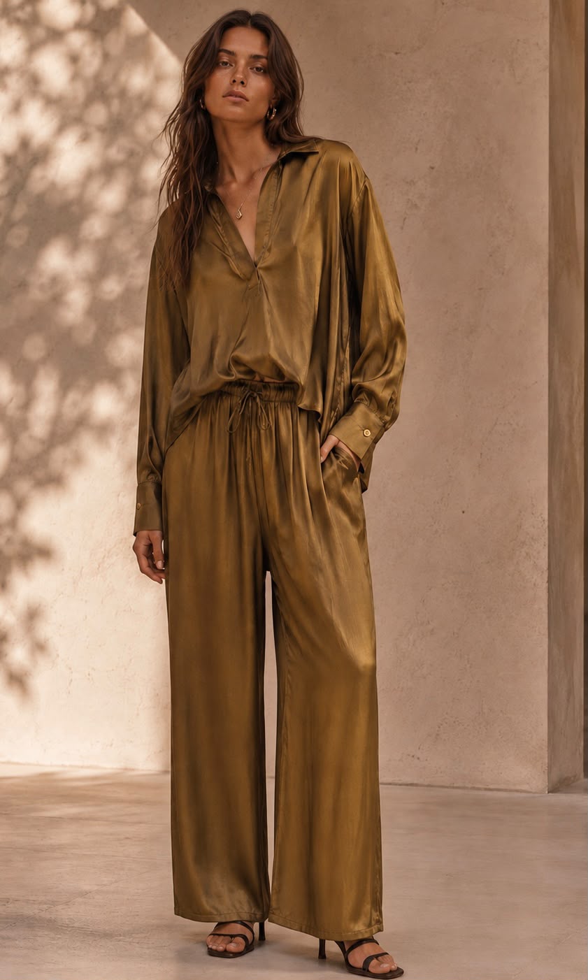 Wholesale ​Isla wide leg trouser - Catwalk style
