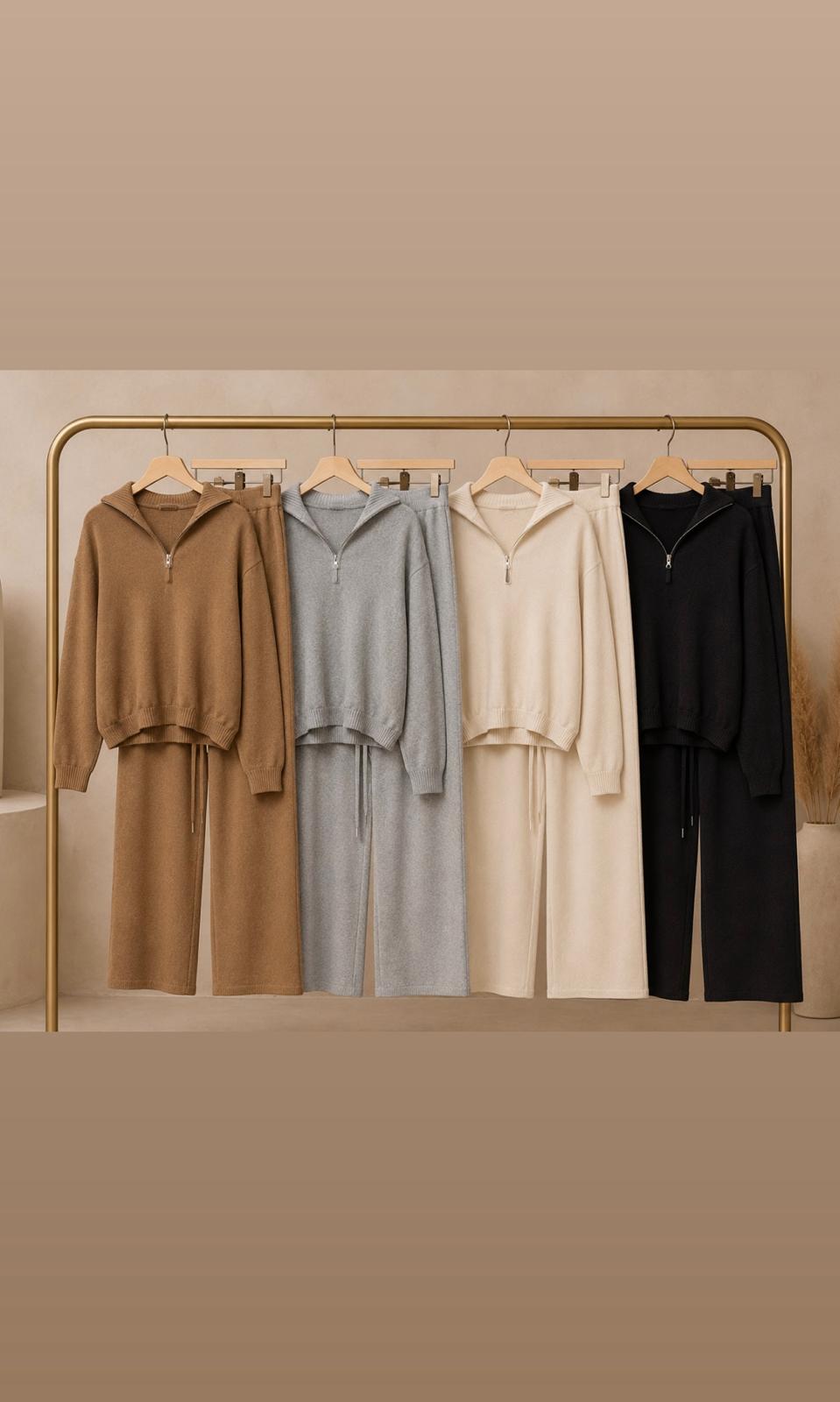 Sienna soft zip loungesuit