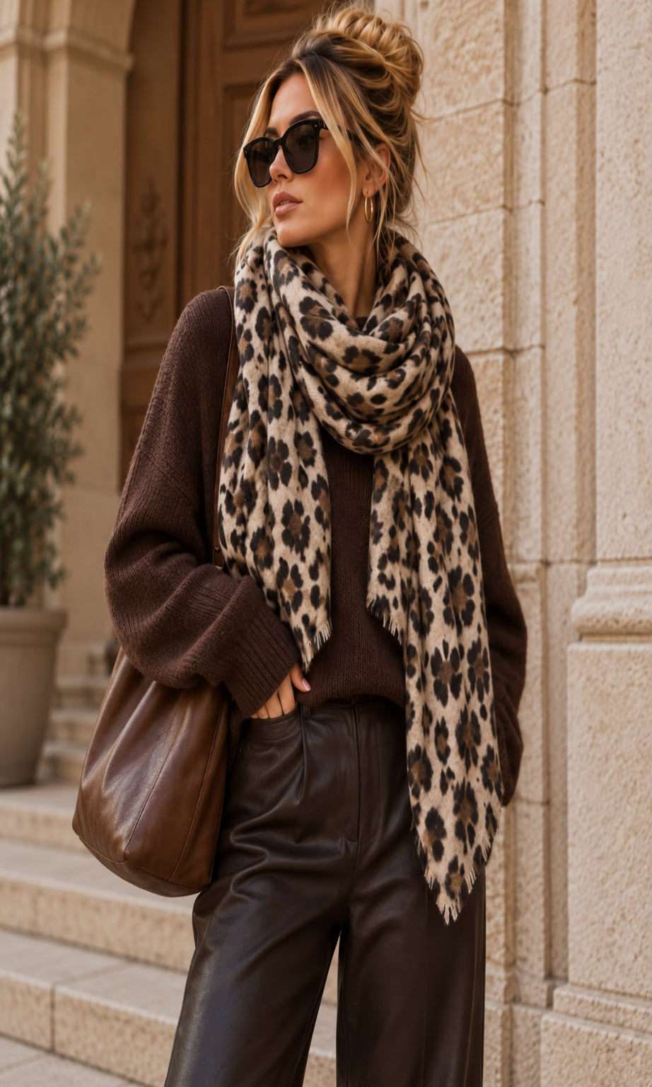 Leopard Scarf