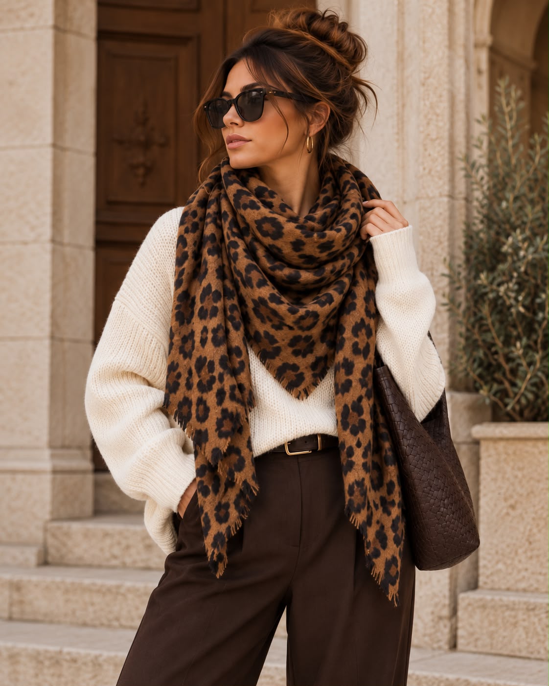 Leopard Scarf