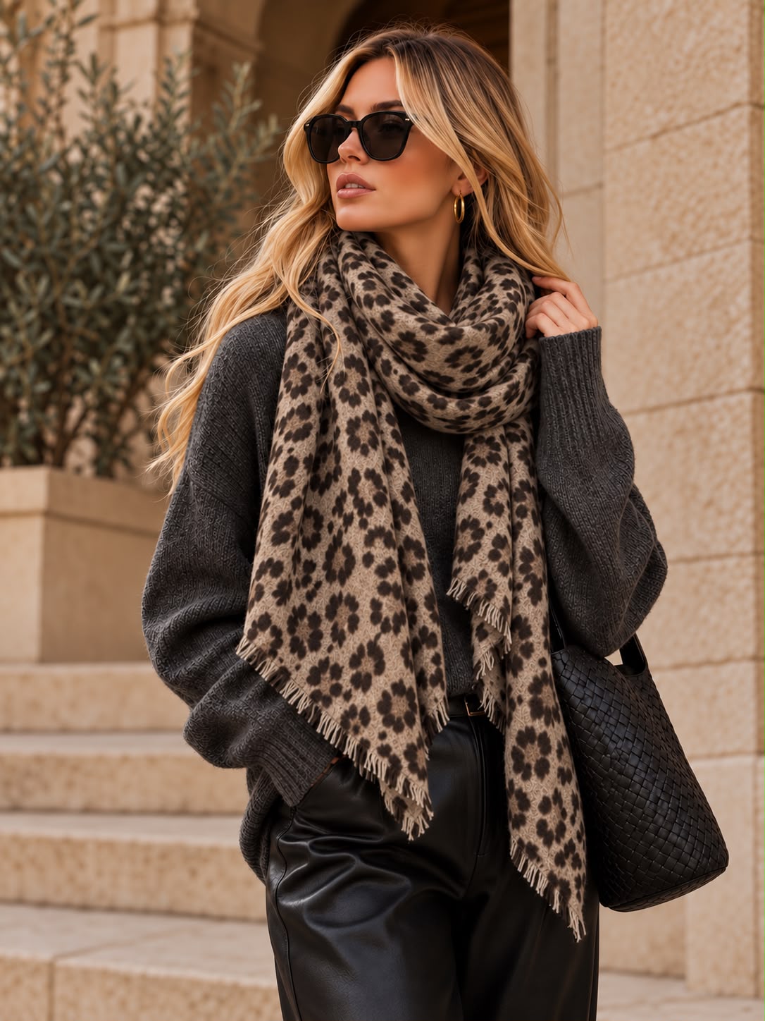 Leopard Scarf
