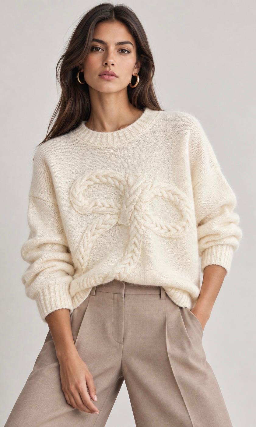 Tiffany bow knit J