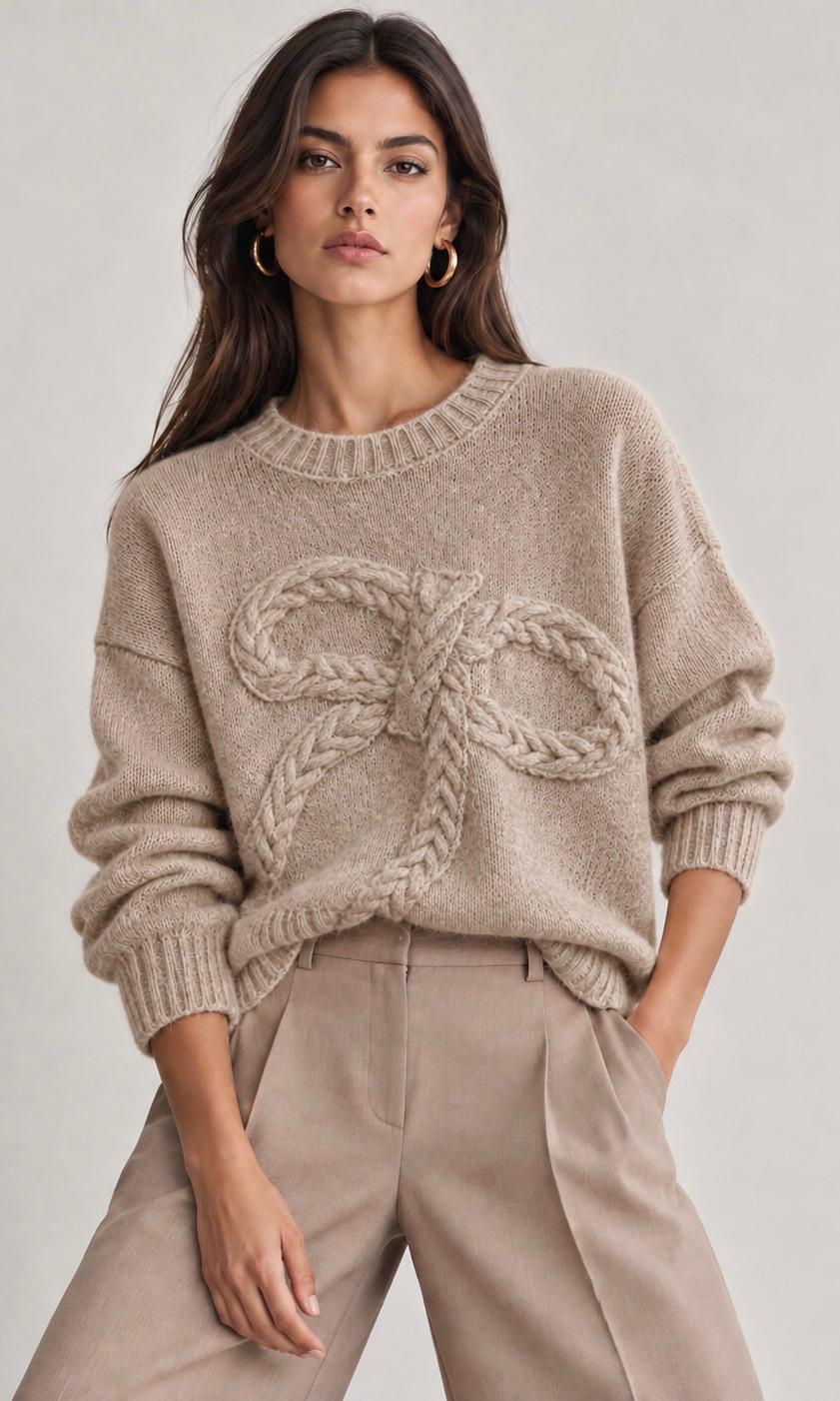 Tiffany bow knit J