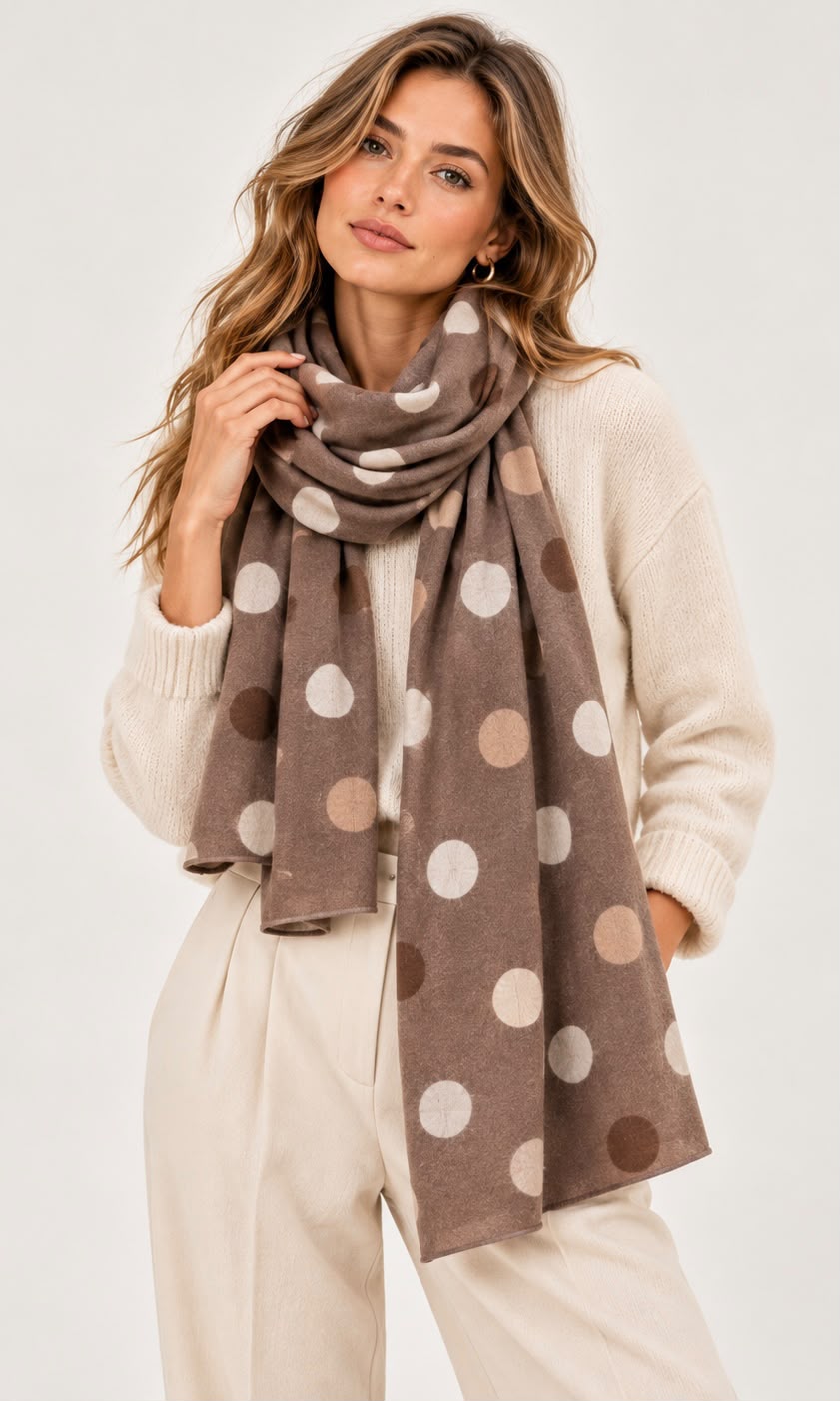 Penny dotty scarf