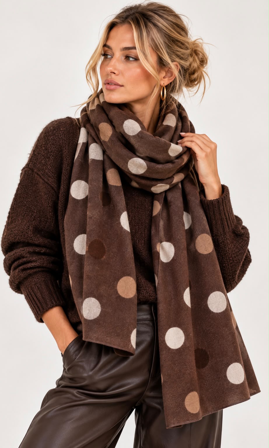 Penny dotty scarf
