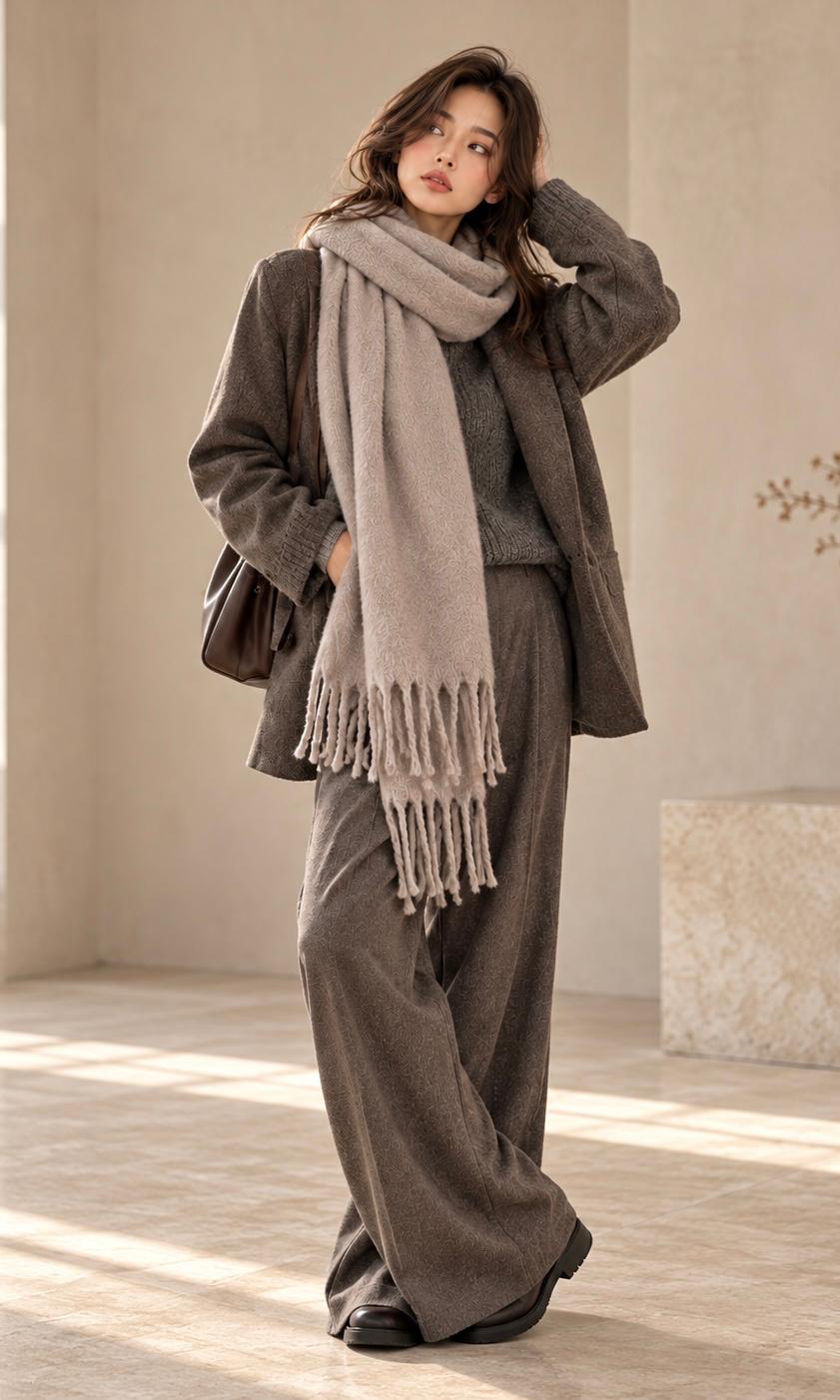 Super soft teddy scarf