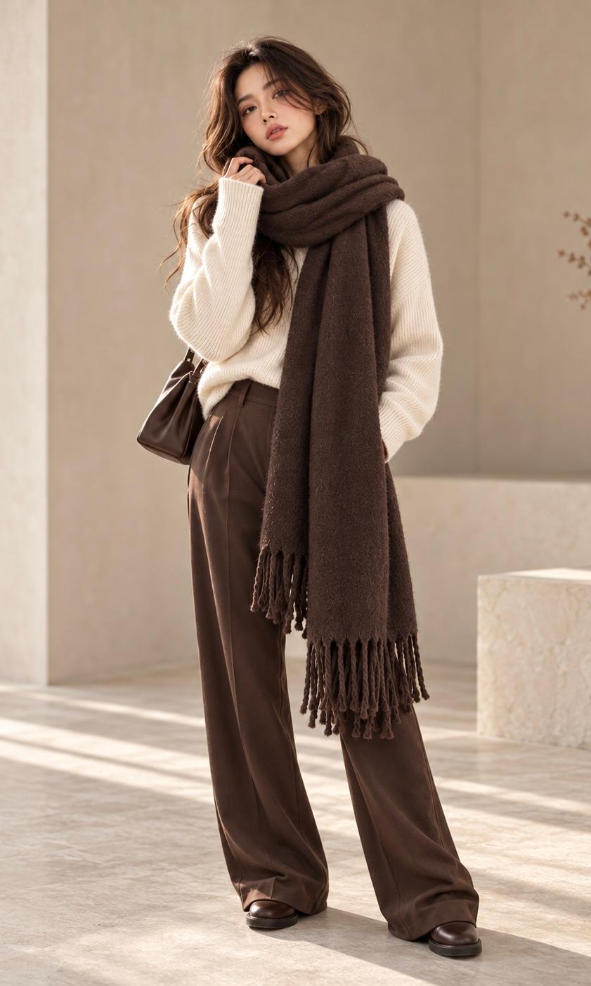 Super soft teddy scarf