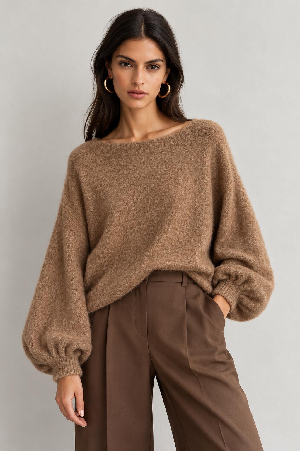 Katie balloon sleeve jumper