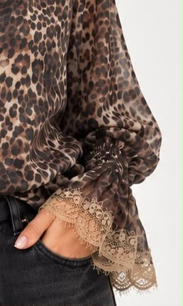 Nikita cheetah blouse
