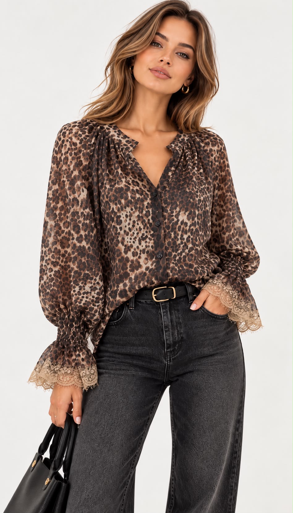 Nikita cheetah blouse